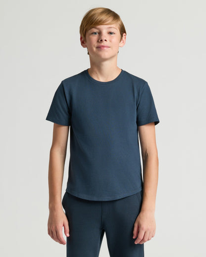 Boys' Classic Curved Hem Crew Neck 6-Pack