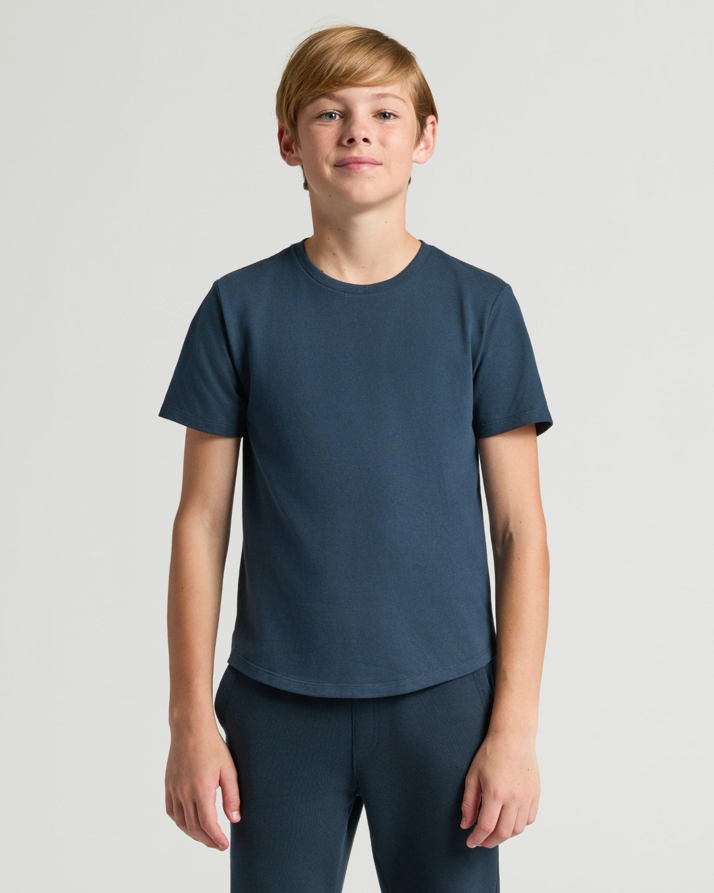 Boys' Classic Curved Hem Crew Neck 3-Pack